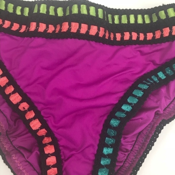 La Blanca Colorblock Bikini Bottom US 4 - Picture 2 of 4